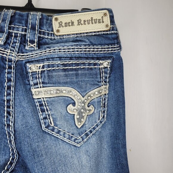 Rock Revival Women's Jeans Size 28 - Vika Boot - Picture 4 of 6